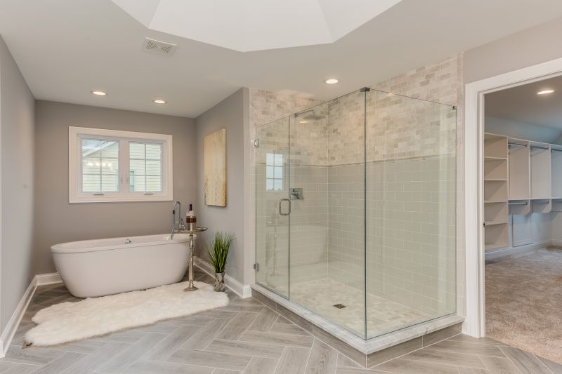 Wide Glass Shower Enclosure
